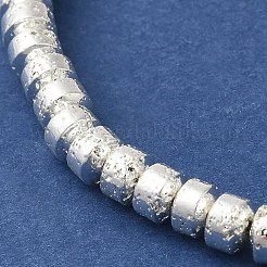 Hebras de cuentas de roca de lava natural galvanizada&nbsp;G-L606-C02-01F