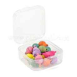 16 комплект 8 стильных магнитных застежки из окрашенного сплава с петлями FIND-LS0001-64