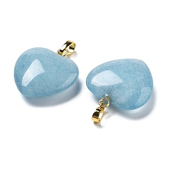 Gefärbte weiße Jade Jade Anhänger&nbsp;G-G956-B79-G