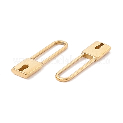 Placcatura ionica (ip) ciondoli in acciaio inossidabile 304&nbsp;LS-STAS-C048-06G