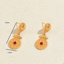 Boucles d'oreilles pendantes en alliage et strass pour femmes&nbsp;XJ2784-2