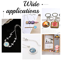 100шт стеклянные кабошоны&nbsp;GLAA-PH0001-16B