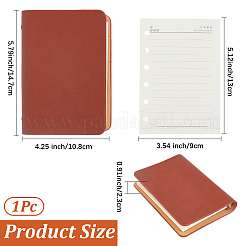 1 carnet en cuir PU&nbsp;AJEW-CL0005-64C