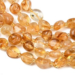 Fili di perle di citrino naturale riscaldate&nbsp;GG-CBA3A44-C04-02