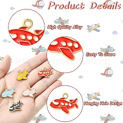 25шт 5 цвета сплава эмалевые подвески&nbsp;ENAM-YW0006-78