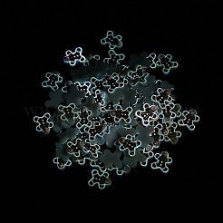 Leuchtende Harz-Cabochons mit Weihnachtsmotiv&nbsp;RESI-U003-02J
