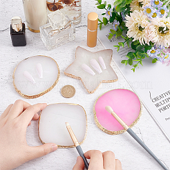 4шт 4 стиля имитация смолы агат цветовая палитра MRMJ-NB0001-19