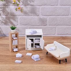 Mini-Buchdekorationen aus Papier&nbsp;DJEW-CP0001-45B