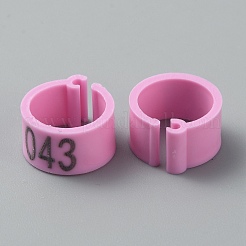 Kennzeichnungsbänder für Geflügelbeine aus Kunststoff&nbsp;AJEW-WH0415-99H