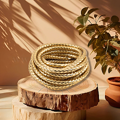 5 м плетеный круглый шнур из искусственной кожи для украшений OCOR-GF0004-96B-03