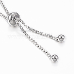 Регулируемые латунные браслеты-слайдеры из циркония&nbsp;BJEW-E317-43P