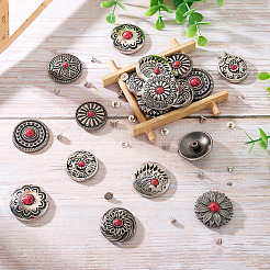 9 стиль заклепки из сплава декоративные BUTT-SW0001-04B