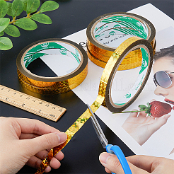 Лазерный блестящий бопп пластиковый альбом для вырезок декоративные клейкие ленты&nbsp;AJEW-WH0515-20B