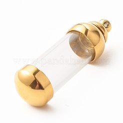 Anhänger aus Glasflaschen aus Edelstahl 304&nbsp;STAS-O160-03G