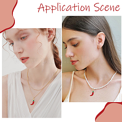 Кулоны с эмалью из латуни&nbsp;KK-BBC0019-48B