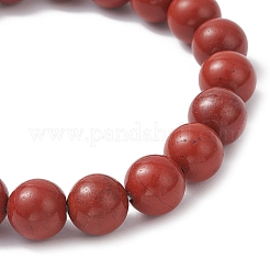 Natürliche rote Jaspis Perlen Armbänder&nbsp;BJEW-JB12200-01