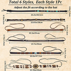 6 шт. 6 стиля AJEW-CP0007-23