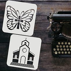 Религия тема домашнее животное рисунок живопись трафареты наборы шаблонов&nbsp;DIY-WH0172-945