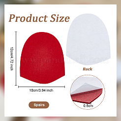 6 пара войлочных противоскользящих накладок для обуви для боулинга&nbsp;FIND-OC0013-73A