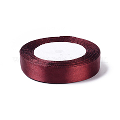 ギフトラッピング用サテンリボン  暗赤色  幅約3/4インチ（20mm）  25ヤード/ロール（22.86メートル/ロール）&nbsp;X-RC20mmY048