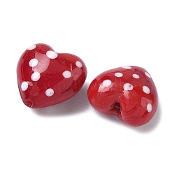 Эмалевые бусины ручной работы в технике лэмпворк&nbsp;LAMP-Z020-01