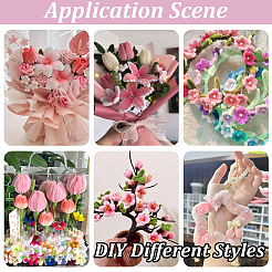 DIY Chenille-Stiel-Lametta-Girlanden-Bastelsets&nbsp;DIY-SC0033-14A