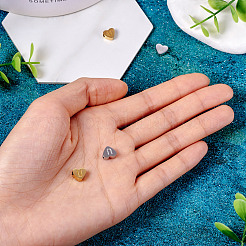 4шт 2 цвета бусины из нержавеющей стали STAS-TA0002-72C