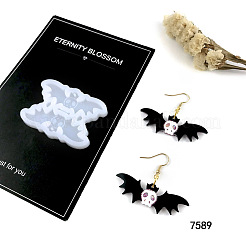 Кулон в форме летучей мыши силиконовые Молды для подвески&nbsp;SIMO-PW0006-093