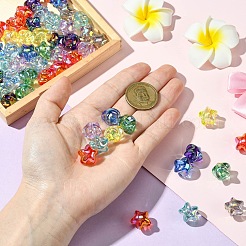 Уф-покрытие прозрачные акриловые бусины&nbsp;OACR-CJC0001-27