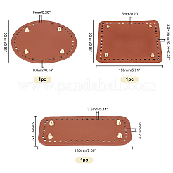 3Stk. 3 Style PU Leder Strick Häkeltaschen Nagelboden Shaper Pad&nbsp;FIND-AR0001-72