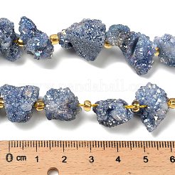 Гальванические натуральный druzy шарики агата стренг G-G289-02C