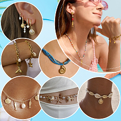 16шт 8 стиля латунные подвески&nbsp;KK-PH0013-86