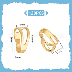 120 шт. латунные защелки на дужках&nbsp;KK-UN0005-58G