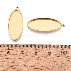 Cabochon-Anhängerkomponente aus Edelstahl 304&nbsp;STAS-Q113-25C-G