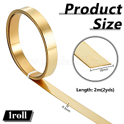 2м плоские латунные рулоны&nbsp;DIY-WH0308-769