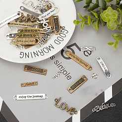 Соединители из сплава в тибетском стиле TIBEP-SC0001-67