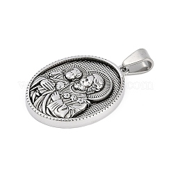 Pendentifs en acier inoxydable 304&nbsp;LS-STAS-M103-01AS-02