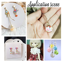 48 шт. 4-цветное ионное покрытие (IP) 304 нержавеющая сталь чашки штифты скобы подвески штифты STAS-DC0006-06