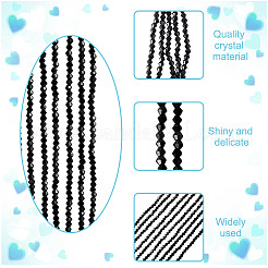10 нити имитируют австрийские хрустальные биконические стеклянные бусины&nbsp;GLAA-HY0001-37C