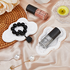 2шт 2-х цветная пластина для украшений из гипса DJEW-DC0001-04