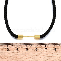Realizzazione di collane con cordino Milan in nylon rotondo da 3 mm&nbsp;NJEW-H091-01G-27