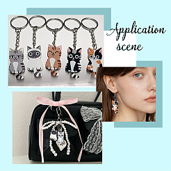 30шт 15 стиля акриловые подвески OACR-SC0001-90