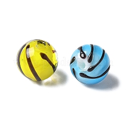 Ручной прозрачные бусины бусины BLOW-D300-08A