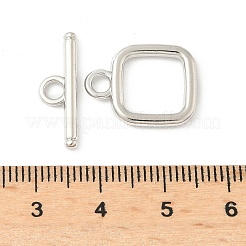 Квадратные застежки-тоглы из сплава&nbsp;FIND-B047-18P