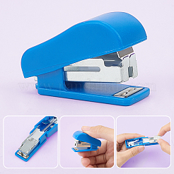 30 шт. 5-цветный пластиковый и железный офисный степлер&nbsp;AJEW-GO0003-07