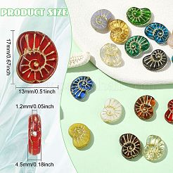 16шт 16 цвета бусины лэмпворк ручной работы&nbsp;LAMP-CJ0002-82