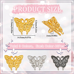 120 шт. 3 цвета бусины из сплава в тибетском стиле&nbsp;FIND-SC0011-93