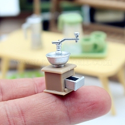 ドールハウスミニチュア手回しコーヒーグラインダー自作キッチンマイクロシーンモデル  ミックスカラー  12x12x28mm&nbsp;PW-WG7CBFE-01