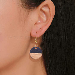 Подвески из смолы и дерева&nbsp;RESI-CJ0001-43