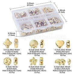 90 шт. 6 стильных бусины из АБС-пластика KY-FS0001-20